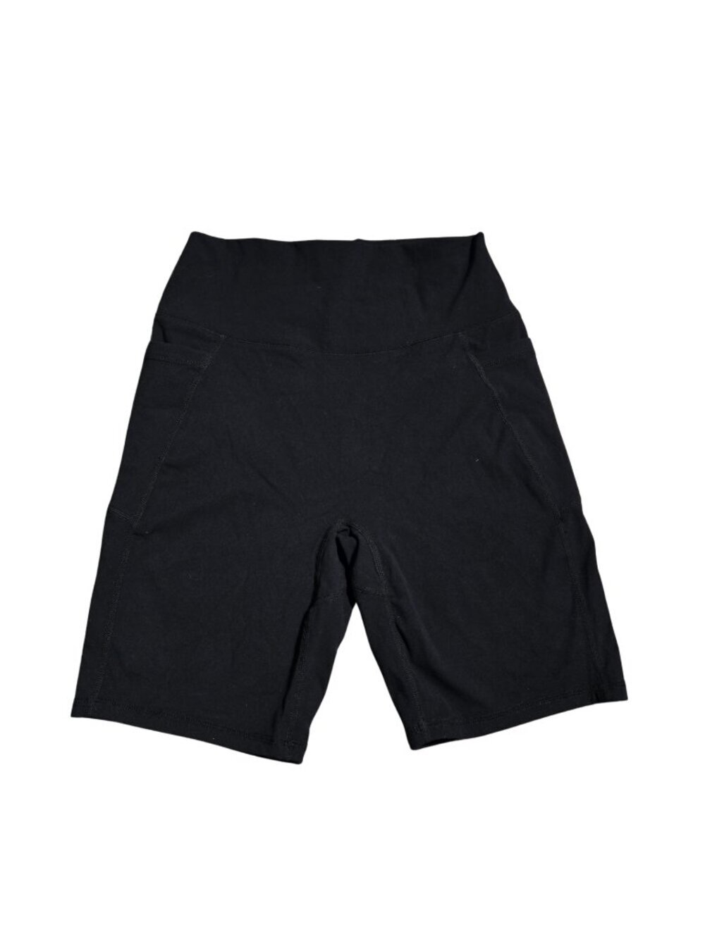 NWOT | Sunzel Black High-Waisted Yoga Shorts with Side Pockets Medium